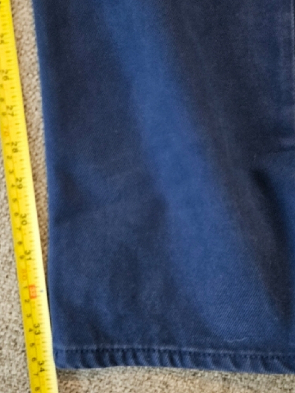 ZARA Indigo Blue Flared High Waist Jeans Sz 8 TALL - Picture 5 of 8
